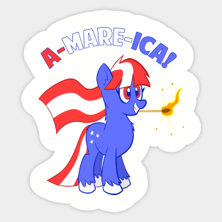 A-MARE-ICA! Sticker